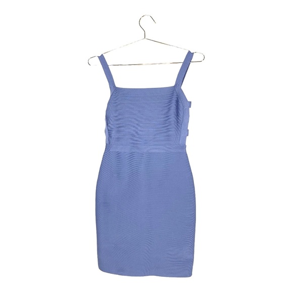 Tiger Mist Praque Back Cutout Blue Mini Dress - Picture 3 of 5